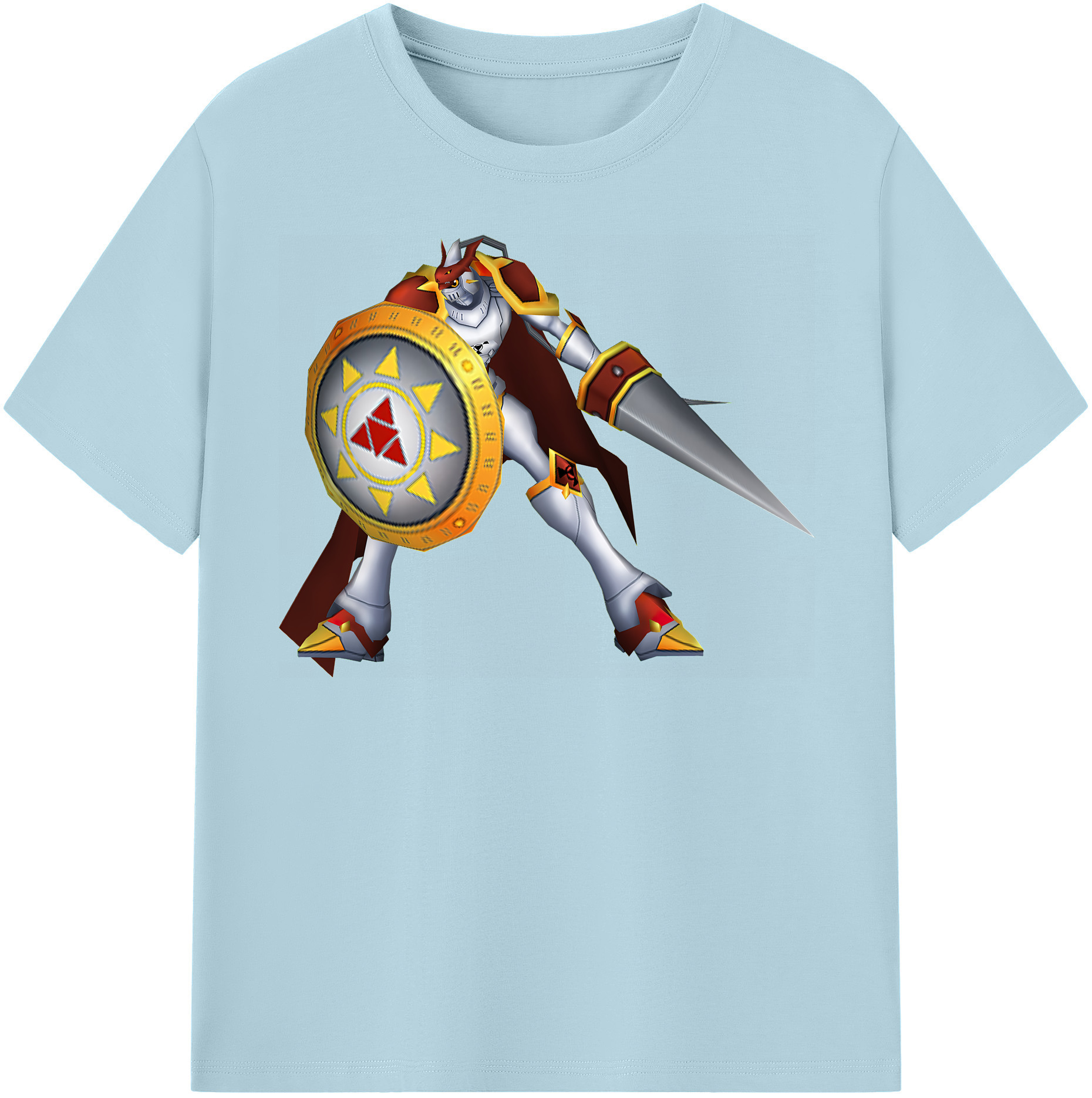 （画像用） Digimon デジタルモンスター/デジモン 綿100％半袖Tシャツ（フロントプリント）